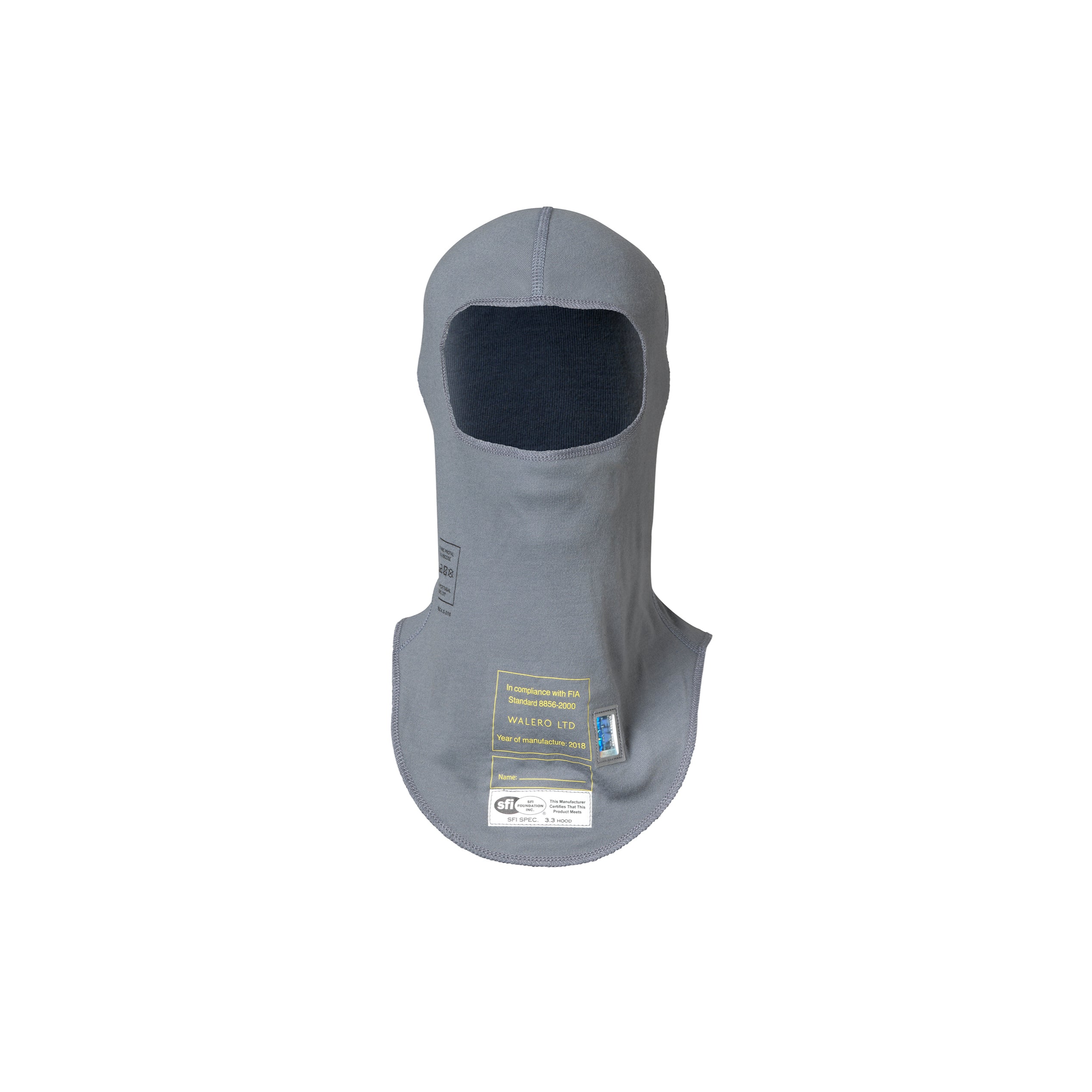 Walero SFI Head Sock- Cool Grey