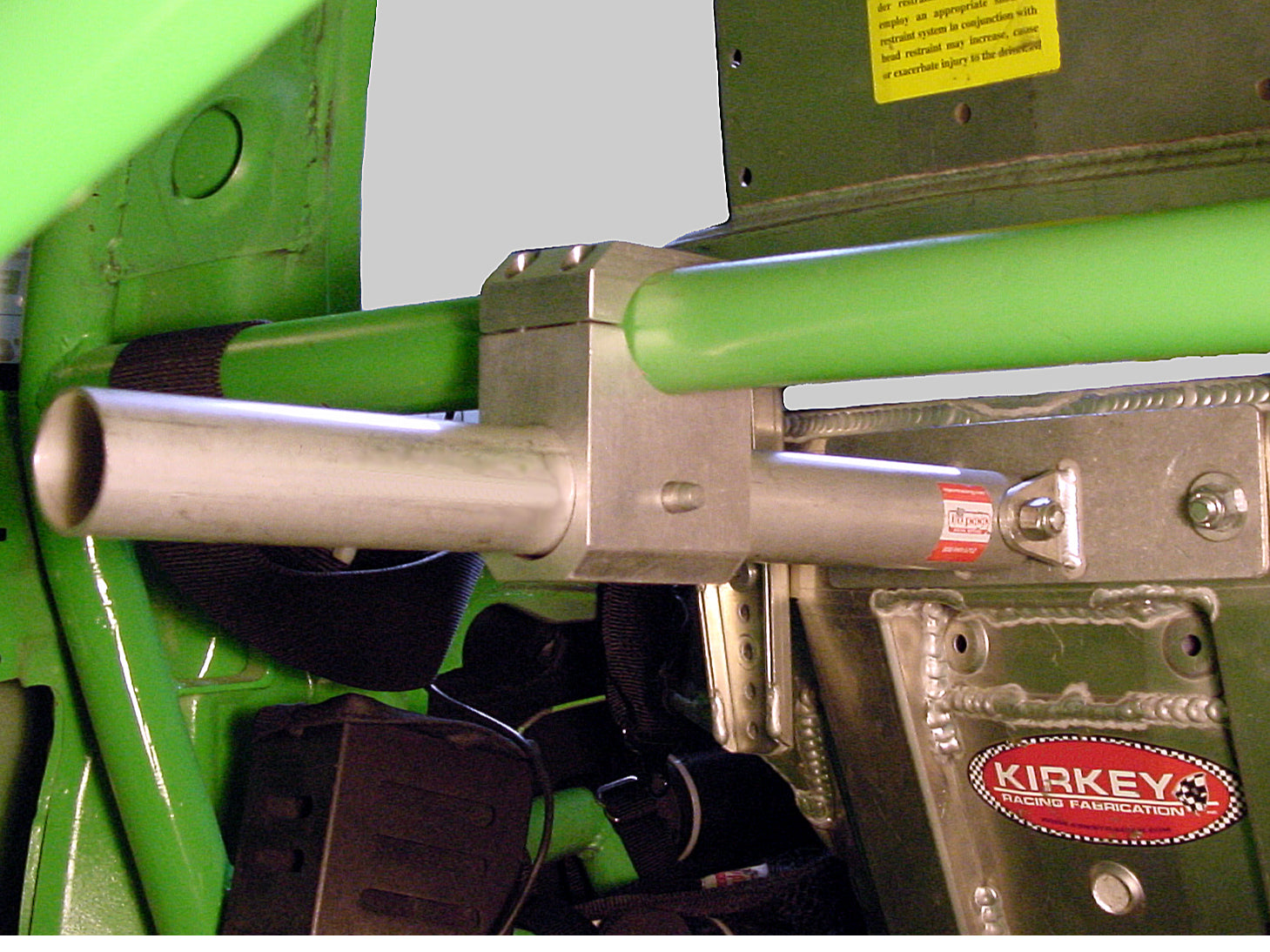 I/O Port Seat back brace w/ quick adjustment from 2.5 to 14 in.- bolts to seat back for non FIA seats