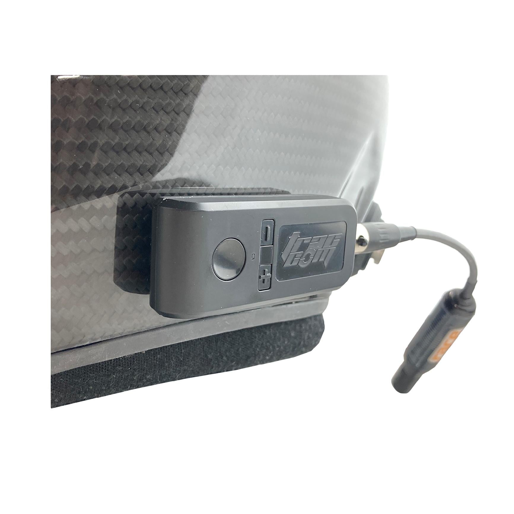 Trac-Com Chaser Mounted on Schuberth (Helmet not included)